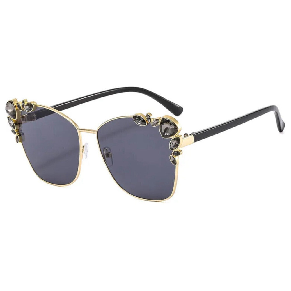 Cat Eye Shaped Sunglasses In Gray